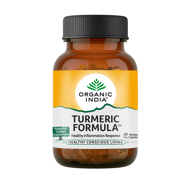 Organic India Turmeric Formula | 60 Capsules | Pack of 2