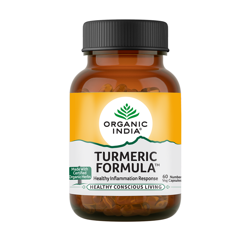 Organic India Turmeric Formula | 60 Capsules | Pack of 2