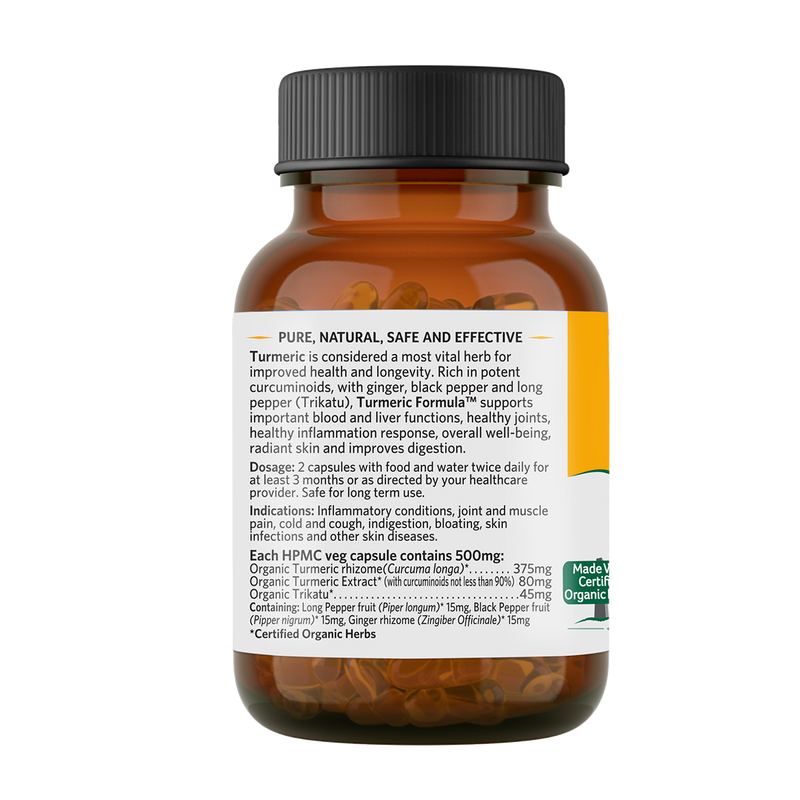 Organic India Turmeric Formula | 60 Capsules