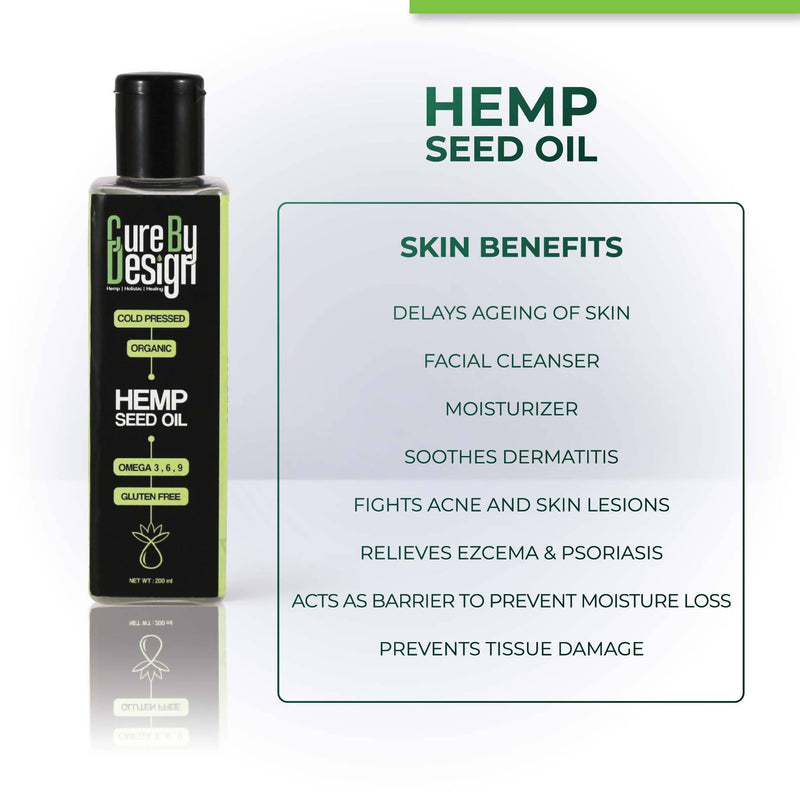 Hemp Seed Oil | Plant Based | 200 ml