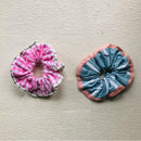 Cotton Hair Accessories | Printed Scrunchies | Set of 2