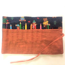 Hand Embroidered Cotton Stationery Roll-On