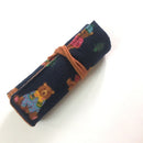 Hand Embroidered Cotton Stationery Roll-On