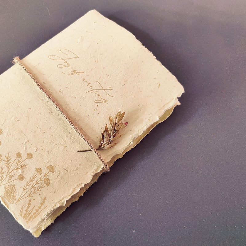 Journal Diary Notebook | Handmade Paper | 50 Pages.