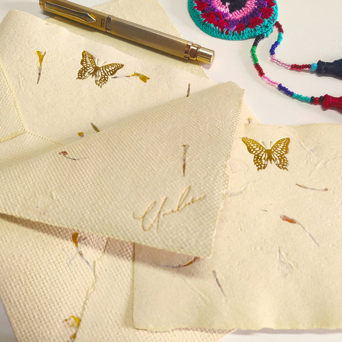 Marigold Paper Note Cards | Handcrafted