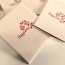 Cotton Rag Paper Wish Cards | Handmade | Set of 5 | Beige