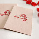 Cotton Rag Paper Wish Cards | Handmade | Set of 5 | Beige