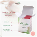 Sanitary Pads for Heavy Flow | Ultra Thin | Pack of 10