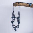 Upcycled Denim Necklace | Blue