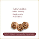 Coconut Gulkand Laddoo | Enhances Stamina & Strength | Pack of 6