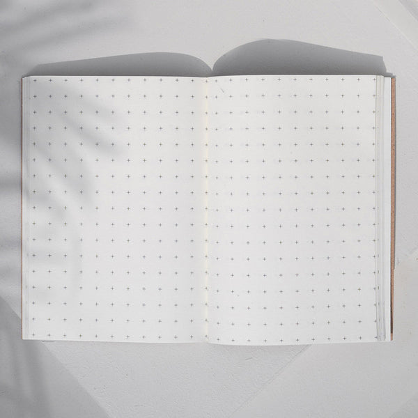 Grid Notebook | Banana Cotton Paper | A5 | 96 Pages | Pink