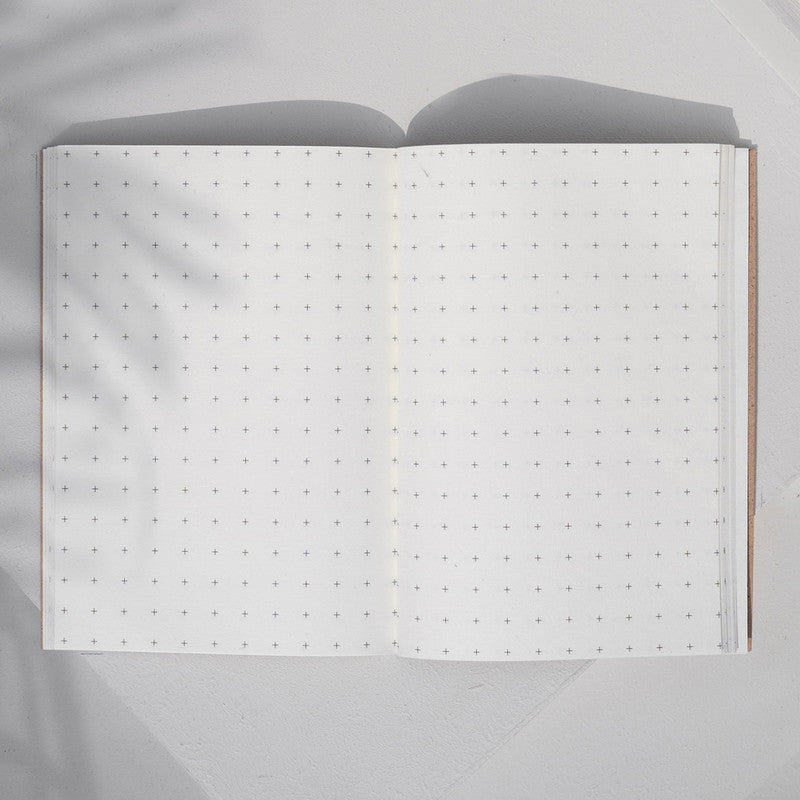 Grid Notebook | Banana Cotton Paper | A5 | 96 Pages | Pink