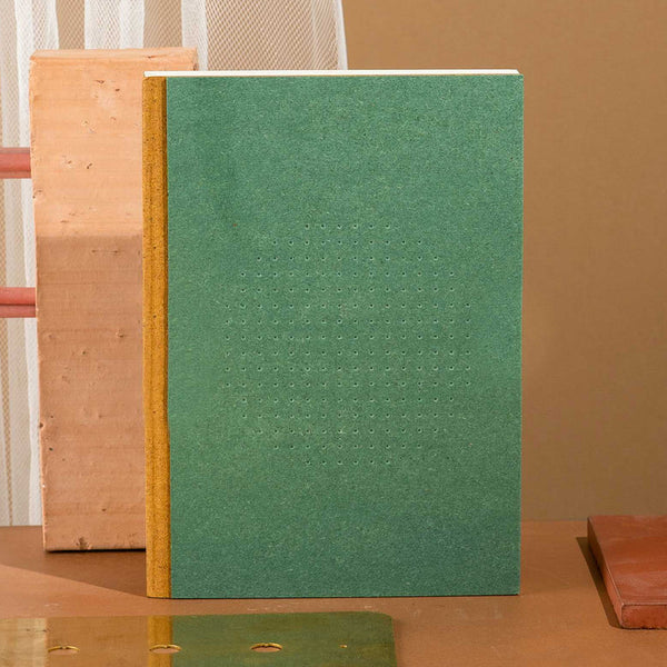 Grid Notebook | Banana Cotton Paper | A5 | 144 Pages | Green