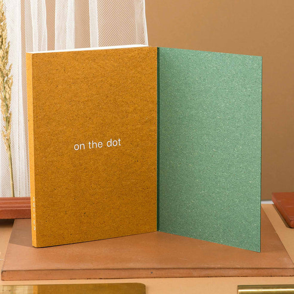 Grid Notebook | Banana Cotton Paper | A5 | 144 Pages | Green