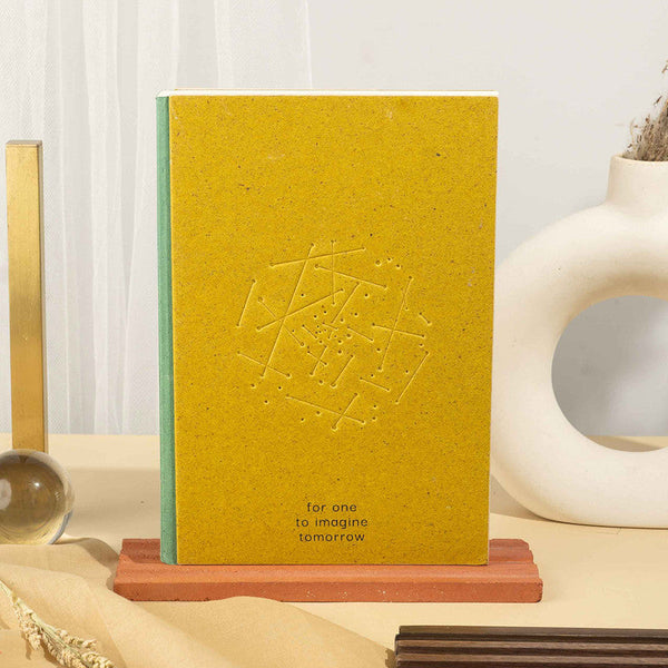 Gift for Kids | Sketchbook Journal | Banana Cotton Paper | 216 Pages | Yellow