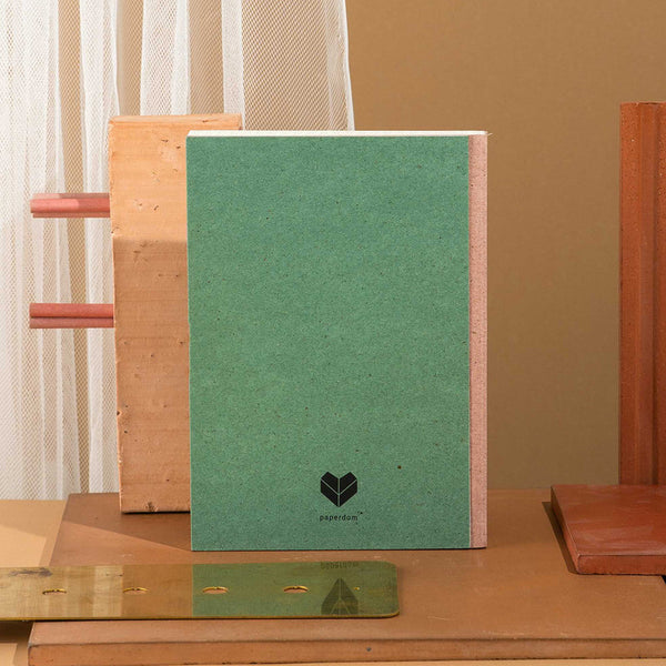 Grid Notebook | Banana Cotton Paper | A5 | 144 Pages | Green