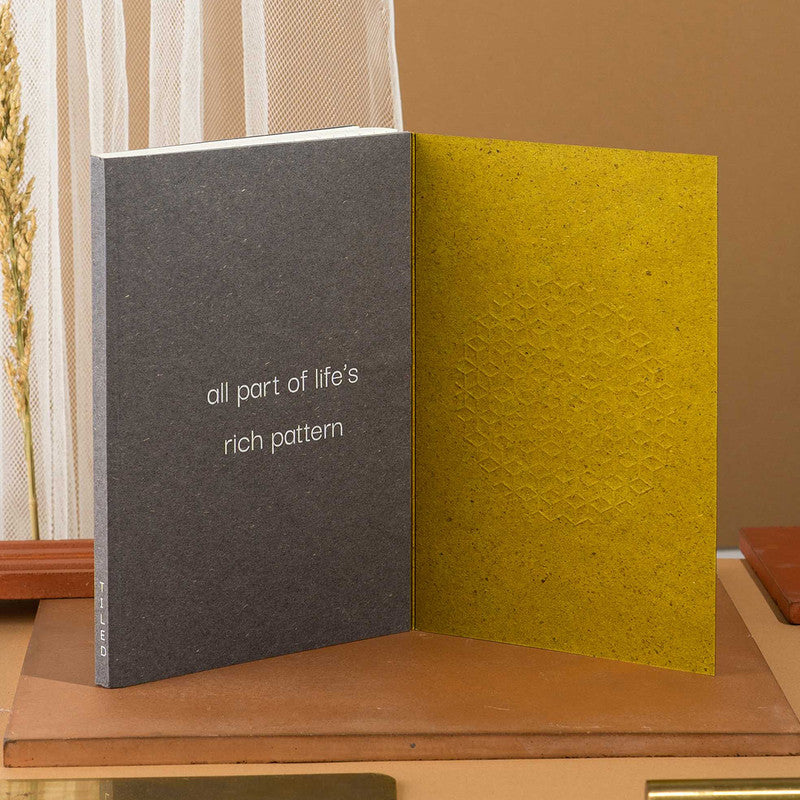 Grid Notebook | Banana Cotton Paper | A5 | 96 Pages | Yellow