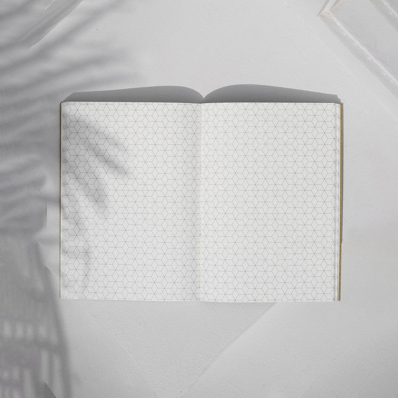 Grid Notebook | Banana Cotton Paper | A5 | 96 Pages | Yellow