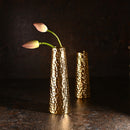 Brass Vase | Hammered Design | Handcrafted