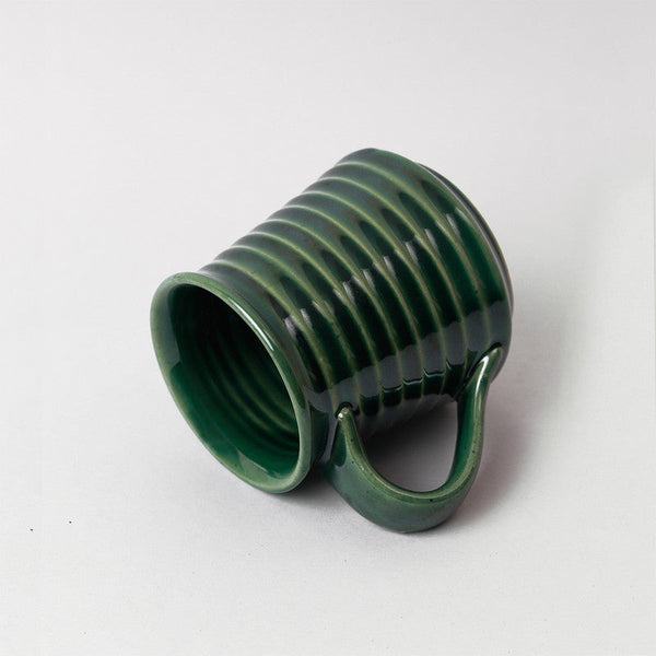 Stoneware Green Mug | Emerald