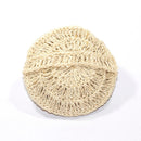 Natural Bath Scrubber | Vetiver Root & Sisal | Beige.