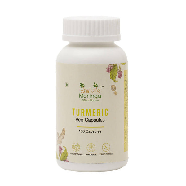 Turmeric Capsules | Organic Immunity Boosting | Veg | 100 Pcs.