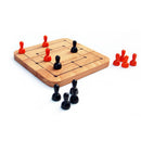 Handcrafted Wooden Six Men's Morris Game