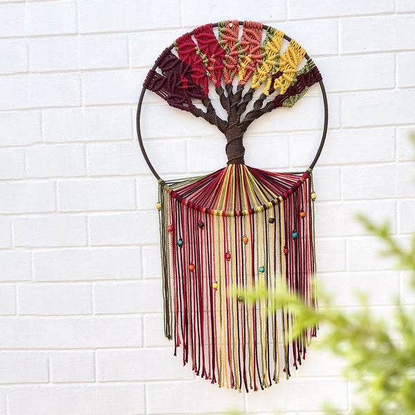 Macrame Wall Hanging | Cotton | Handcrafted | Multicolour