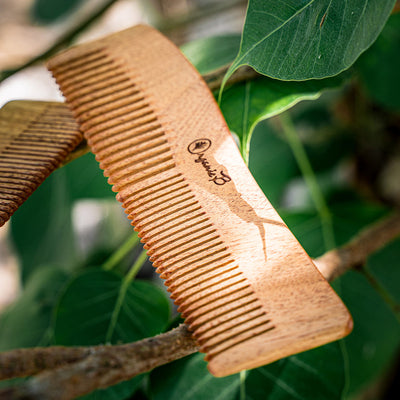 Neem Comb | Wave Shape | Detangling