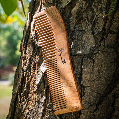 Neem Comb | Wave Shape | Detangling