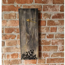 Handcrafted Mango Wood Black Analog Wall Clock
