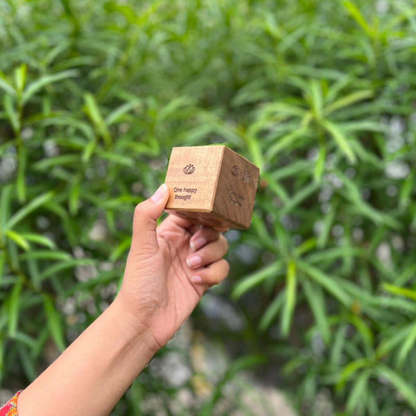 Wooden Dice | For Calmness & Relaxation | Brown