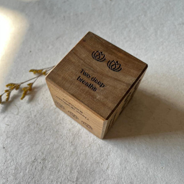 Wooden Dice | For Calmness & Relaxation | Brown