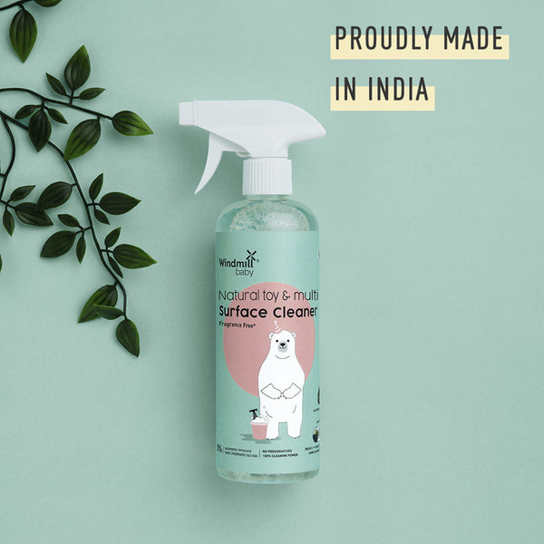 Natural Floor Cleaner Liquid | Fragrance Free | Baby Safe | 450 ml