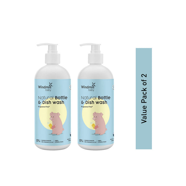 Natural Dishwash Liquid | 450 ml | Baby Safe | Set of 2