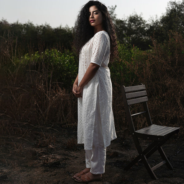 Cotton Kurta | White