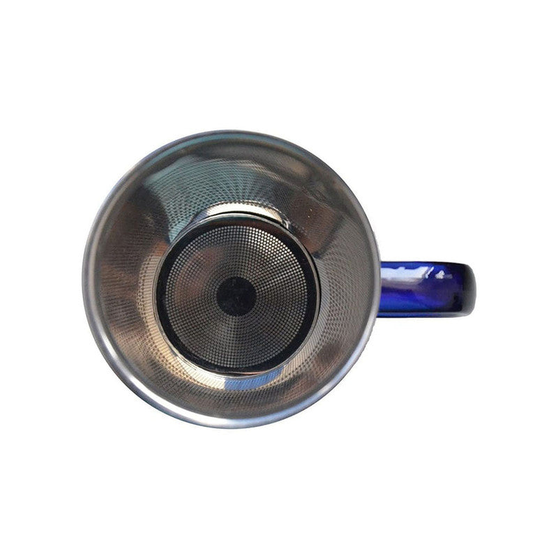 Glass Tea Mug With Steel Infuser