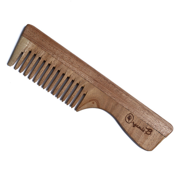 Neem Comb with Handle | Detangling