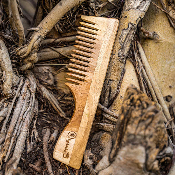 Neem Comb with Handle | Detangling