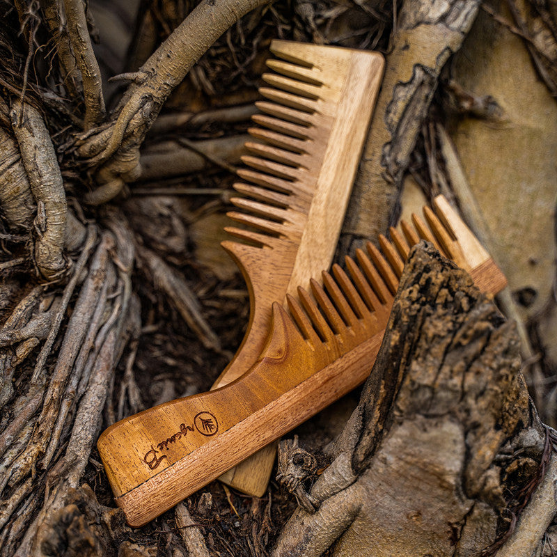 Neem Comb with Handle | Detangling