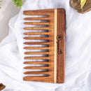 Wooden Comb | Rose Wood Comb | Wide Teeth | Shampoo & Detangling.