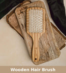 Bamboo Brush | Wooden Paddle Brush | For Hair | Brown