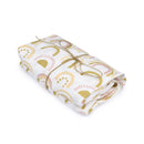 Baby Crib Fitted Sheet | Organic Cotton & Natural Dyes | White