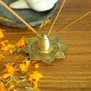 Brass Incense Holder | Antique Gold Finish