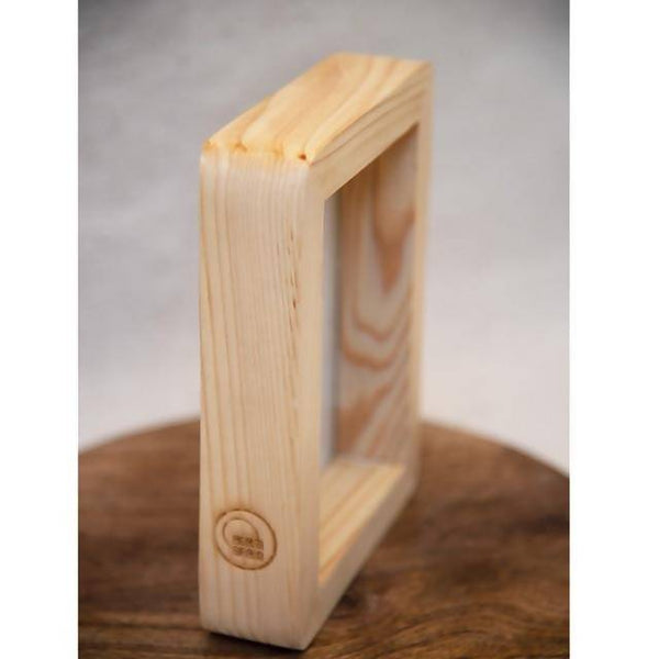 Handcrafted Pine Wood Self Standing Photo Frame