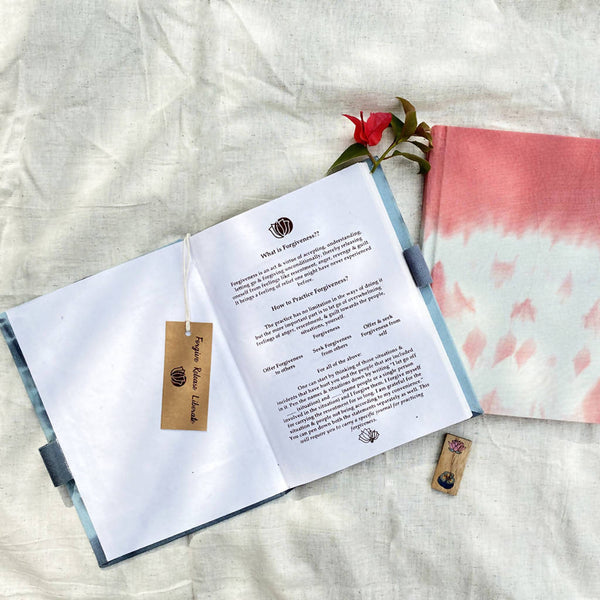 Handmade Paper Forgiveness Diary with Pen