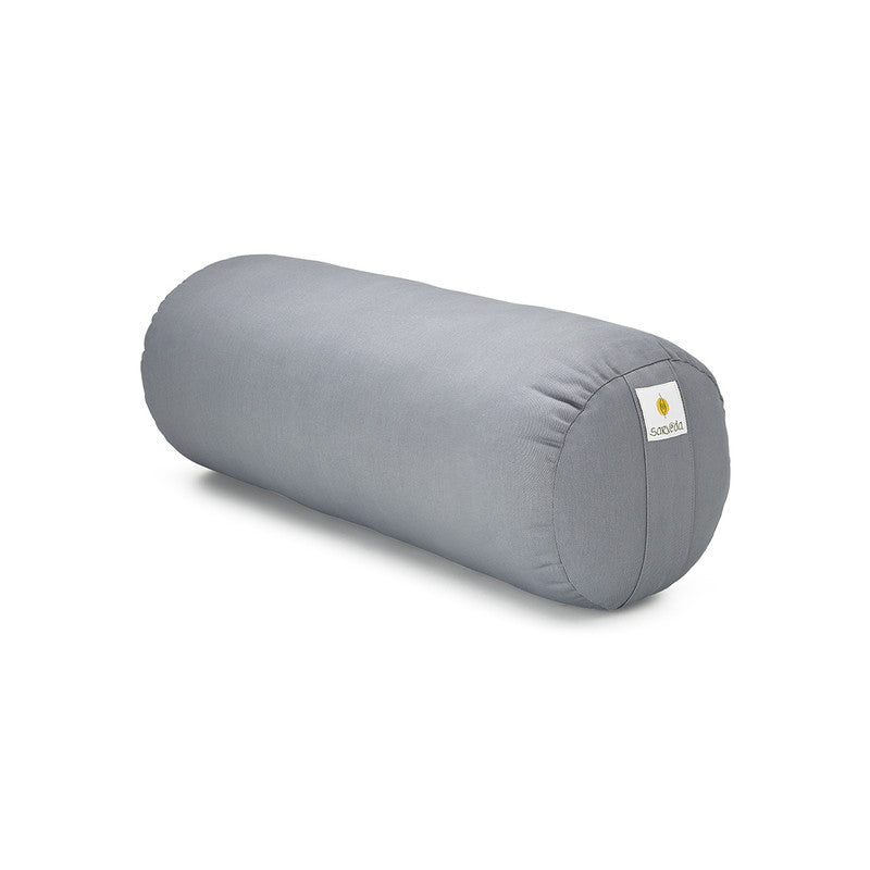 Cotton Yoga Bolster | Grey