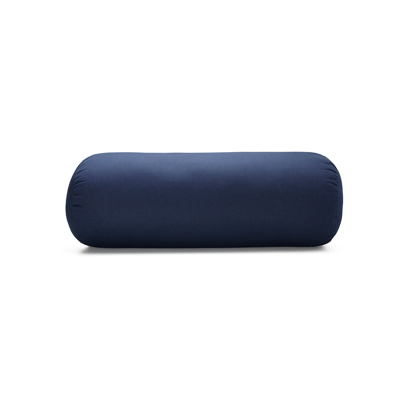 Cotton Yoga Bolster | Navy Blue