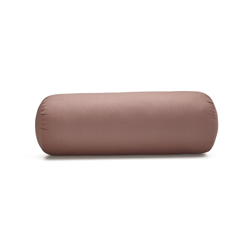 Cotton Yoga Bolster | Yoga Accessories | Rose Pink