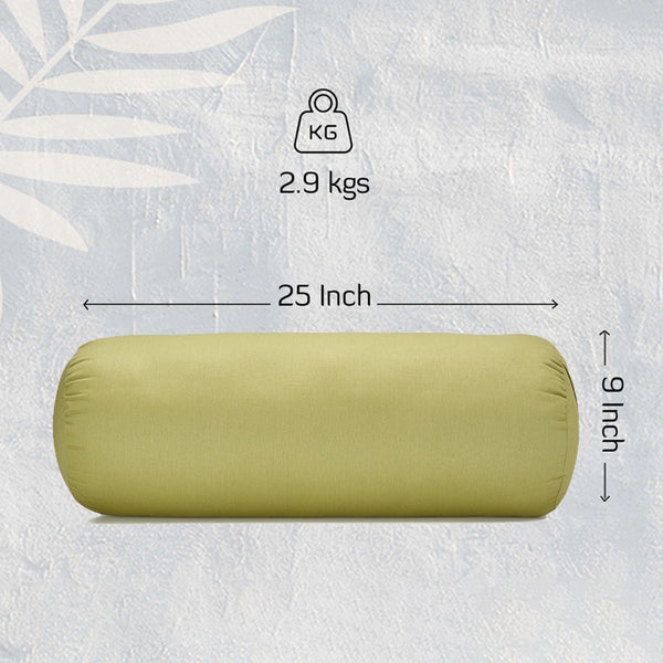 Cotton Yoga Bolster | Sage Green